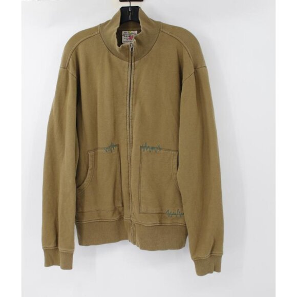 Vintage Basic house Jimi hendrix jacket men's Large Woodstock 1969 graphic fip - Picture 2 of 16